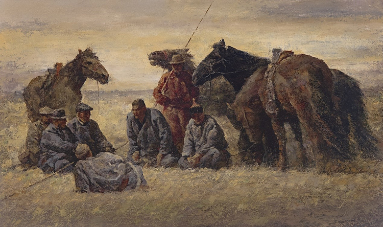 天人共情，物我无界：刘亚江油画作品展开幕