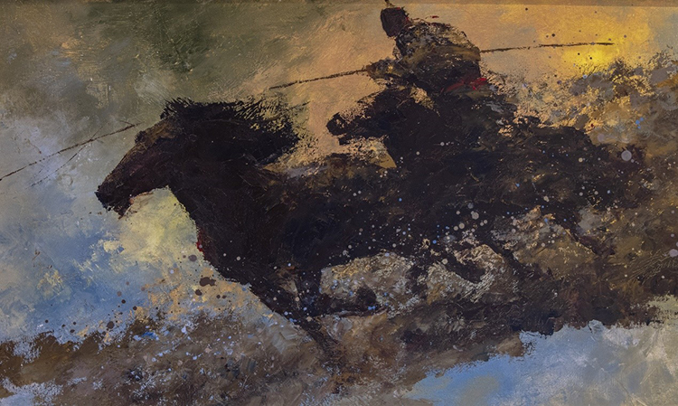 天人共情，物我无界：刘亚江油画作品展开幕