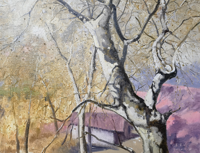 秋日庐山 色彩缤纷：35位油画名家情绘九江“山江湖城”