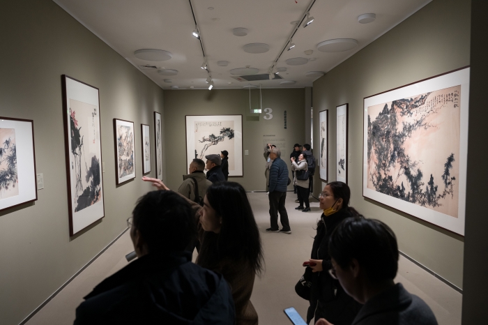 “高峰意识”潘天寿、潘公凯艺术研究展开幕 潘天寿艺术中心正式开馆