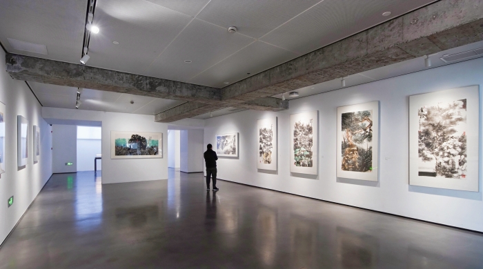 “山魂——卓鹤君作品展”在中国美术学院美术馆开幕