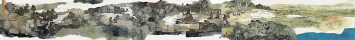 “万古长歌”展览亮相国博：百米中国画长卷再现湖南史前文明