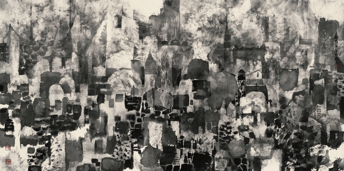 “山魂——卓鹤君作品展”在中国美术学院美术馆开幕