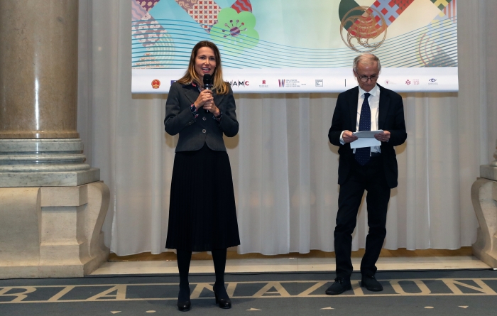 中国当代美术作品展览在意大利罗马开幕