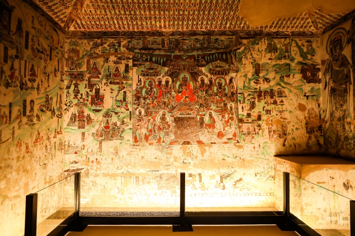 9座洞窟、300件壁画与彩塑 全球最大敦煌艺术展“如是莫高”在京展出