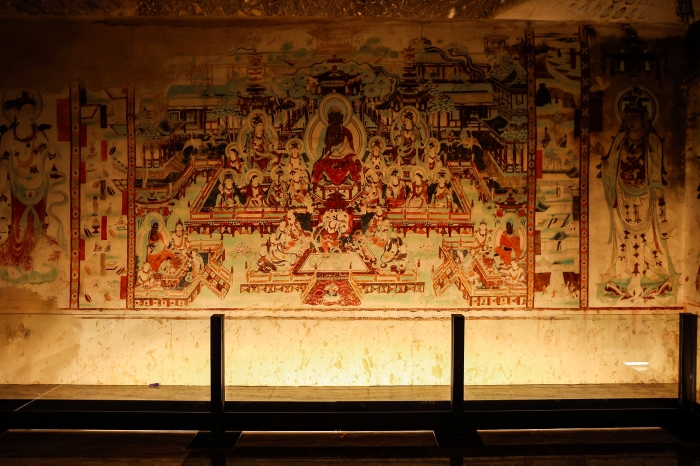 9座洞窟、300件壁画与彩塑 全球最大敦煌艺术展“如是莫高”在京展出