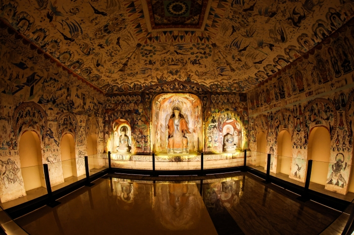 9座洞窟、300件壁画与彩塑 全球最大敦煌艺术展“如是莫高”在京展出