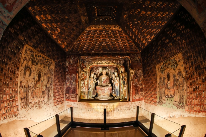 9座洞窟、300件壁画与彩塑 全球最大敦煌艺术展“如是莫高”在京展出