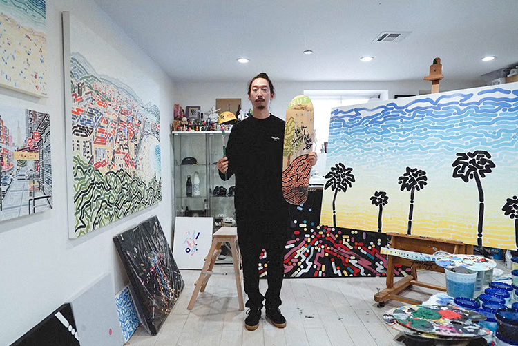 《看他的画得戴副眼镜（二）》：色彩律动的都市诗人