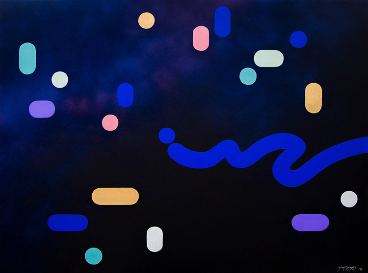 《看他的画得戴副眼镜（二）》：色彩律动的都市诗人