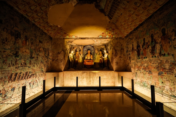 9座洞窟、300件壁画与彩塑 全球最大敦煌艺术展“如是莫高”在京展出