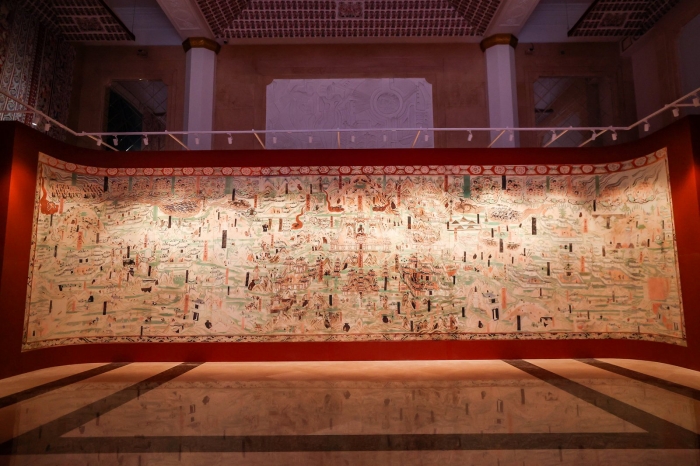 9座洞窟、300件壁画与彩塑 全球最大敦煌艺术展“如是莫高”在京展出