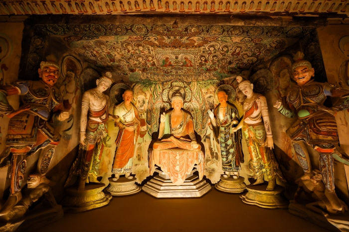 9座洞窟、300件壁画与彩塑 全球最大敦煌艺术展“如是莫高”在京展出