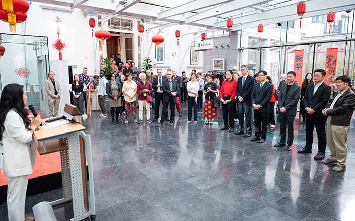 “视界交融——中国高等美术院校水彩作品国际巡展”·比利时站开幕