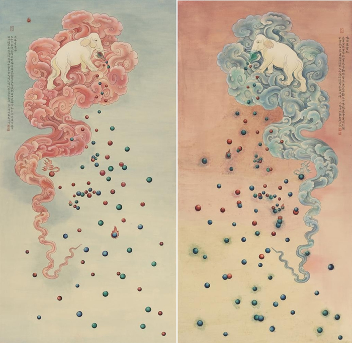 千年云冈 般若生辉——郑勤砚作品展点亮云冈美术馆