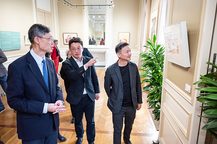 “视界交融——中国高等美术院校水彩作品国际巡展”·比利时站开幕