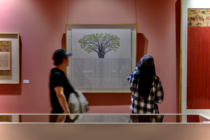 千年云冈 般若生辉——郑勤砚作品展点亮云冈美术馆