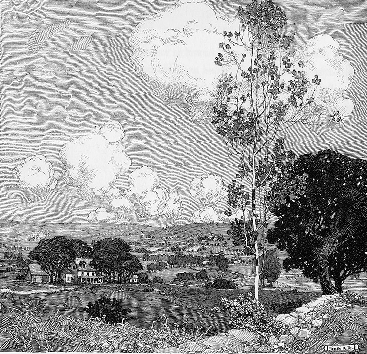 用钢笔画版画的人