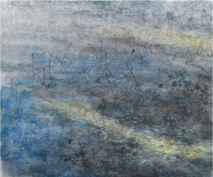 王明明百件园林题材作品亮相国家大剧院 温润笔墨构建东方美学至境