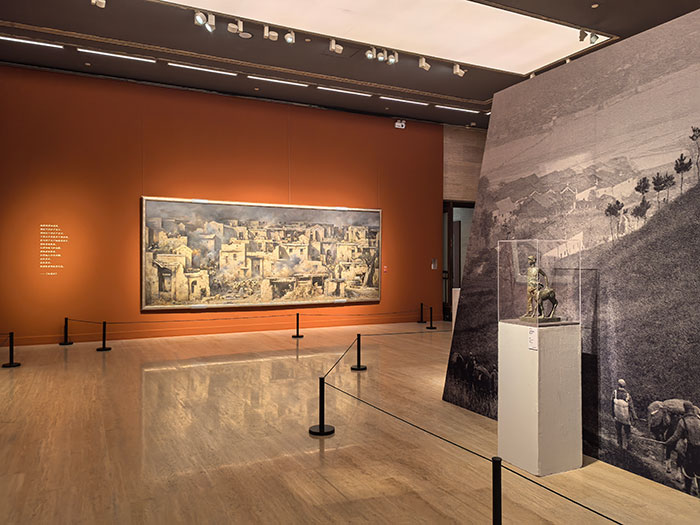 “人民必胜——纪念中国人民抗日战争暨世界反法西斯战争胜利80周年美术作品展”在京开幕