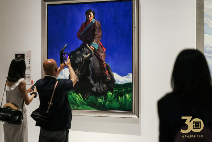 中国油画学会成立三十年 最大规模油画展亮相上海美术馆