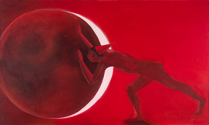 季海洋个展《偷月亮的人》：照见艺术的纯粹与真实