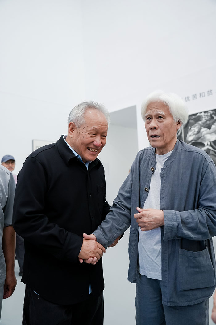 “心向天宇——刘巨德艺术作品展”在今日美术馆开幕