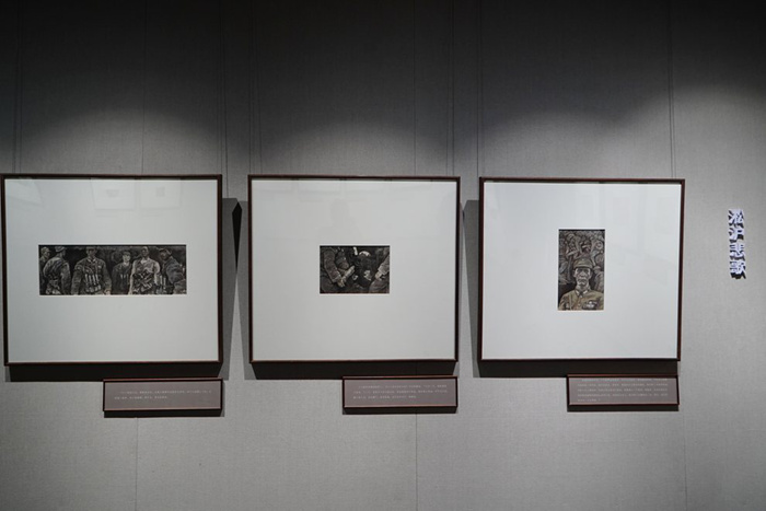 “烽火史诗——赵奇抗战题材绘画展”在合肥亚明艺术馆开幕