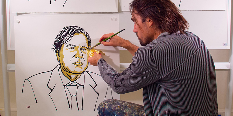 诺贝尔奖的肖像谁画的？