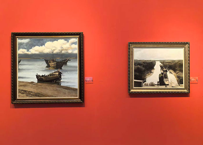 生命之行与诗性表达：“诗与行——古棕油画作品展”华南师范大学美术学院开幕